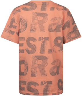 jongens t-shirt Oranje - 152-158