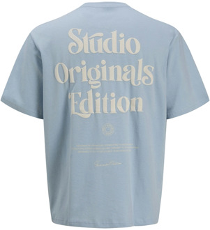 jongens t-shirt Pastel blue - 140