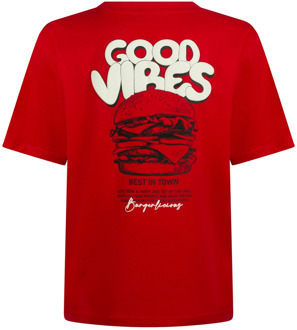 jongens t-shirt Rood - 116-122