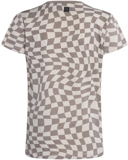 jongens t-shirt Taupe - 104-110