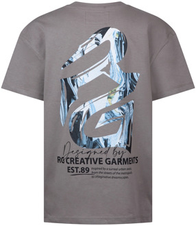 jongens t-shirt Taupe - 140-146