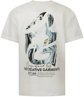 jongens t-shirt Wit - 164-170