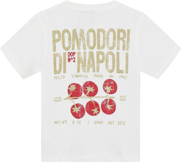 jongens t-shirt Wit - 98