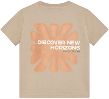 jongens t-shirt Zand - 122