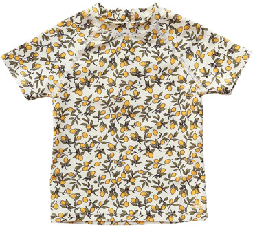 jongens t-shirt Zand/bruin - 110-116