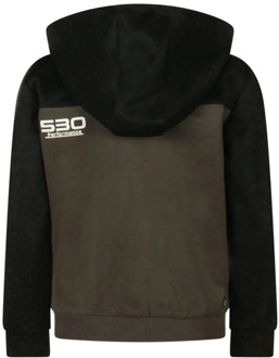 jongens vest Antracite - 116-122