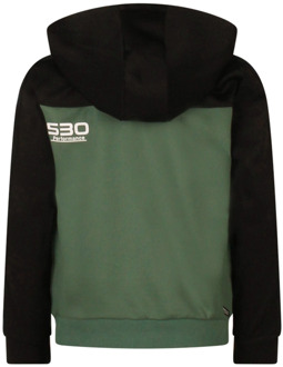 jongens vest Donker groen - 140-146