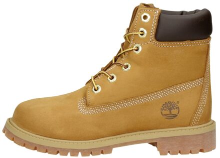 Jongens Veterboots 6inch Premium - Honingbruin - Maat 33