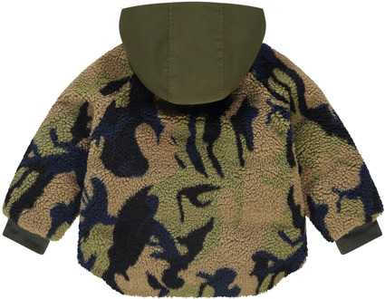 jongens winterjas Army - 128