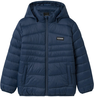 jongens winterjas Blauw - 122