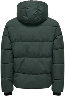 jongens winterjas Groen - 134