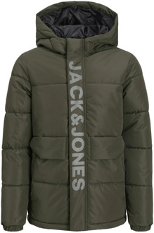 jongens winterjas Groen - 152