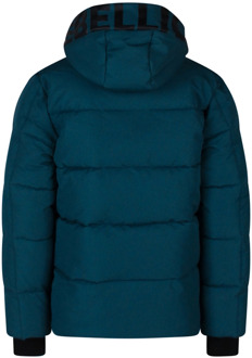 jongens winterjas Petrol - 128-134