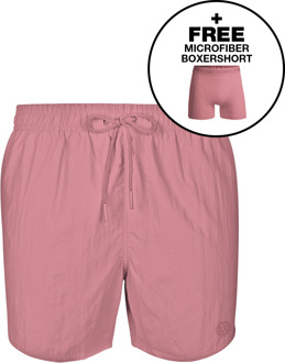 Jongens Zwembroek Roze + Gratis Microfiber boxershort