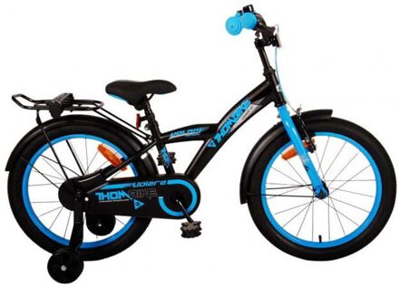 Jongensfiets Thombike 18 Inch 24 cm Jongens Terugtraprem Zwart/Blauw