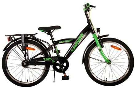 Jongensfiets Thombike 20 Inch 23 cm Jongens Terugtraprem Zwart/Groen