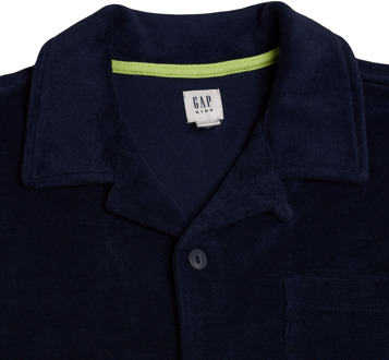 Jongenshemd met korte mouwen van pluche 856626 Blauw