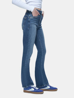 Jonnne flair blue denim - maat 27-32 Blauw