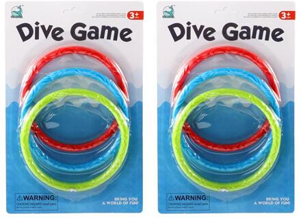 jonotoys Duikringen 3 stuks op kaart verschillende