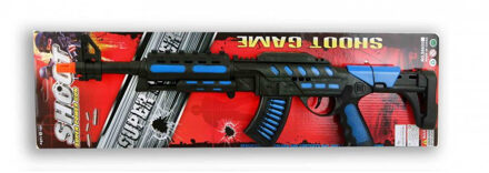 jonotoys Speelgoed geweer - politie/ soldaten - met geluid - 62 cm - leger geweer - speelgeweer