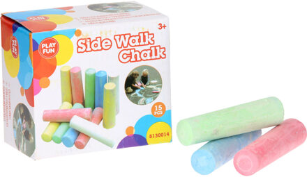 jonotoys Stoepkrijt set 15 stuks