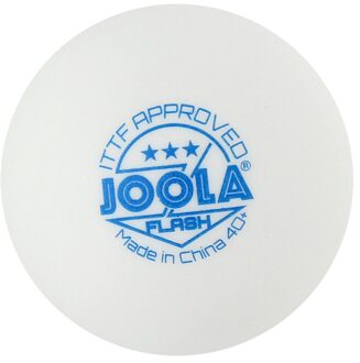 JOOLA FLASH 3-Star Tafeltennisballen Naadloze 40 + Materiaal Poly Plastic Pingpongballen ITTF Goedgekeurd 12 Balls