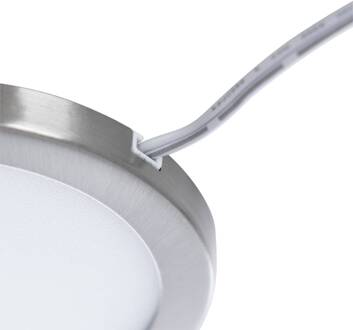 Jopos LED meubelverlichting in 3 per set gesatineerd nikkel