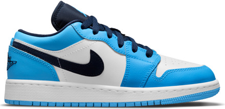 Jordan 1 Low Kindersneakers - Wit - Maat 36 - Leer White