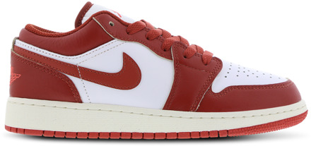 Jordan 1 Low Kindersneakers - Wit - Maat 36 - Leer White