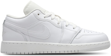 Jordan 1 Low Kindersneakers - Wit - Maat 40 - Leer White