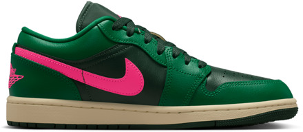Jordan 1 Low Sneakers Dames - Groen - Maat 36.5 - Mesh/Synthetisch Green