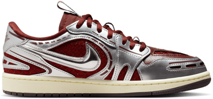 Jordan 1 Low Sneakers Dames - Rood - Maat 40 - Mesh/Synthetisch Red