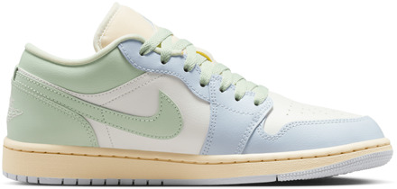 Jordan 1 Low Sneakers Dames - Wit - Maat 42.5 - Mesh/Synthetisch White