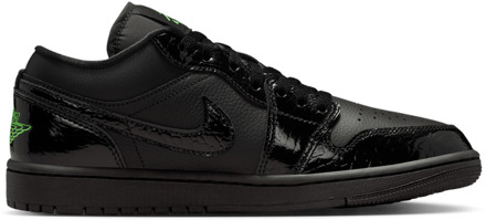 Jordan 1 Low Sneakers Dames - Zwart - Maat 37.5 - Mesh/Synthetisch Black