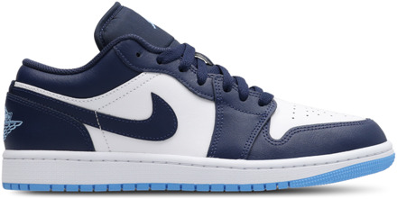 Jordan 1 Low Sneakers Heren - Blauw - Maat 43 - Leer Blue
