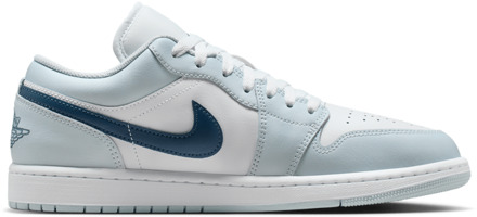 Jordan 1 Low Sneakers Heren - Blauw - Maat 44 - Leer Blue