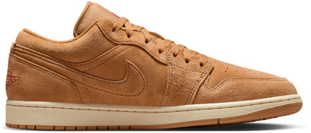 Jordan 1 Low Sneakers Heren - Bruin - Maat 47.5 - Mesh/Synthetisch Brown