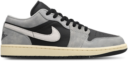 Jordan 1 Low Sneakers Heren - Grijs - Maat 44 - Leer Grey