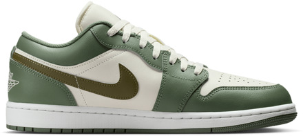 Jordan 1 Low Sneakers Heren - Groen - Maat 44.5 - Mesh/Synthetisch Green