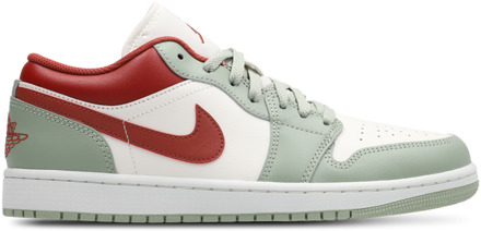 Jordan 1 Low Sneakers Heren - Wit - Maat 40 - Leer White