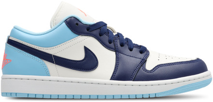 Jordan 1 Low Sneakers Heren - Wit - Maat 44 - Leer White