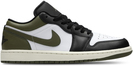 Jordan 1 Low Sneakers Heren - Zwart - Maat 45 - Leer Black