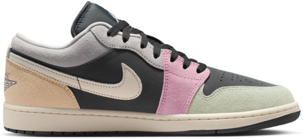 Jordan 1 Low Sneakers Heren - Zwart - Maat 46 - Mesh/Synthetisch Black