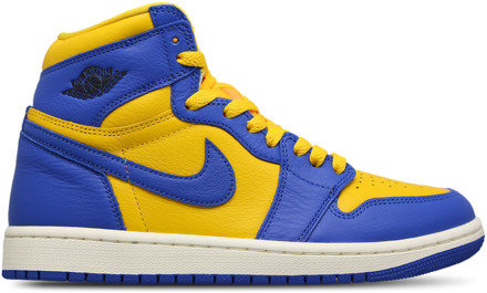 Jordan 1 Retro Sneakers Dames - Geel - Maat 40.5 - Leer Yellow