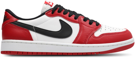 Jordan 1 Retro Sneakers Heren - Rood - Maat 40.5 - Leer Red