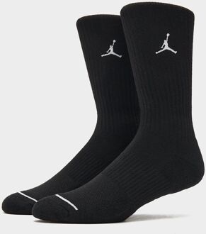 Jordan 3-Pack Everyday Crew Socks, Black - L