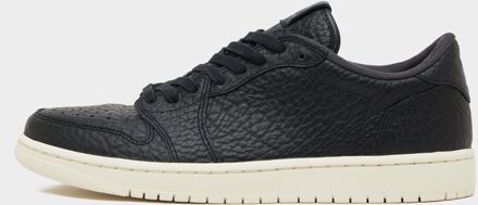 Jordan Air 1 Low 'No Swoosh', zwart - 39