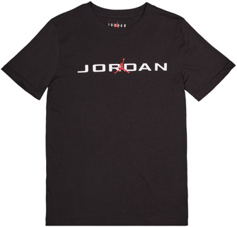 Jordan Air Stretch T-shirts Kinder - Zwart - Maat 147 - 158 CM - Katoen Jersey Black