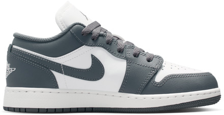 Jordan Aj1 Low Kindersneakers - Grijs - Maat 36 - Leer Grey