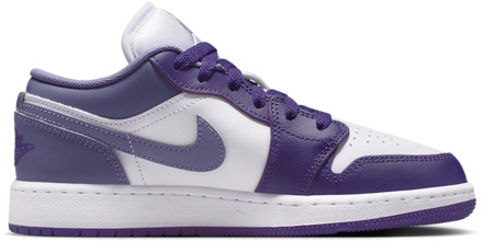 Jordan Aj1 Low Kindersneakers - Paars - Maat 35.5 - Mesh/Synthetisch Purple